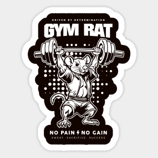 Gym Rat Sticker